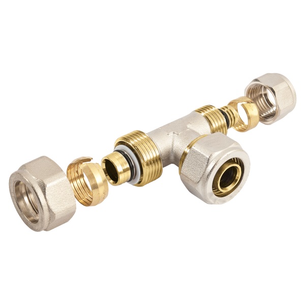 Bonfix Alu-knel verloop T-stuk 3x knel