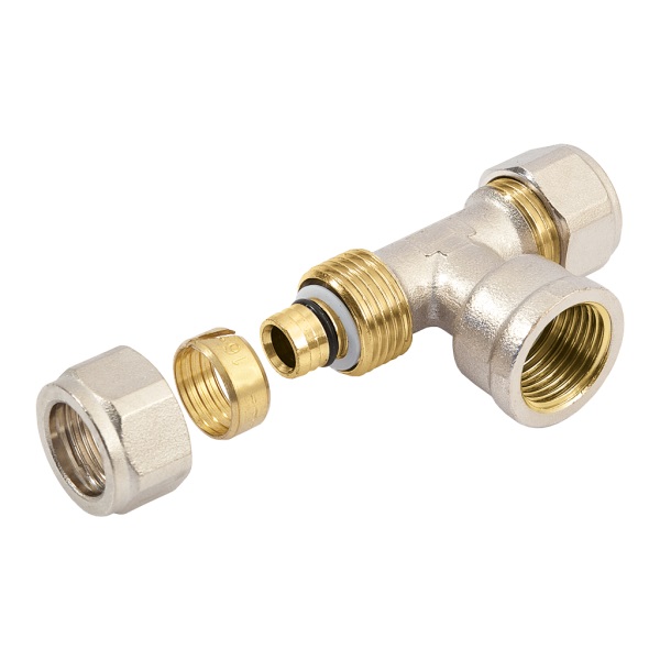 Bonfix Alu-knel T-stuk knel x bi.dr. x knel