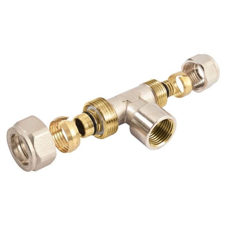 Bonfix Alu-knel verloop T-stuk knel x bi.dr. x knel