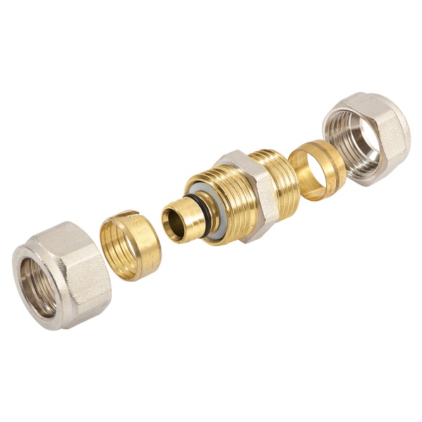 Bonfix Alu-knel verloopsok recht 2x knel Alu x Koper