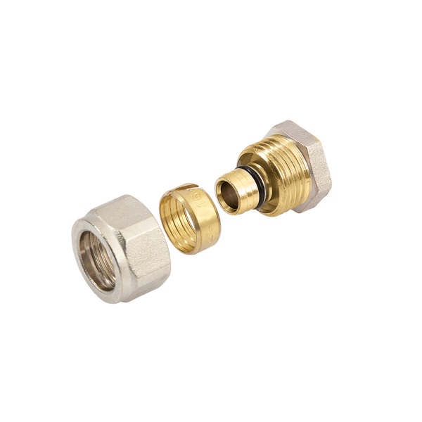 Bonfix Alu-knel eindkoppeling 16mm