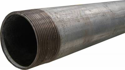 Gasbuis verzinkt draad + sok op lengte Kiwa/Gastec