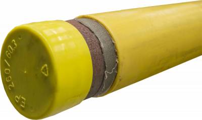 Gasbuis PE bekleed glad op lengte