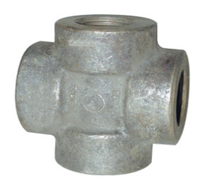 Verzinkt 3000 lbs kruisstuk 90° 4x bi.dr. BSP