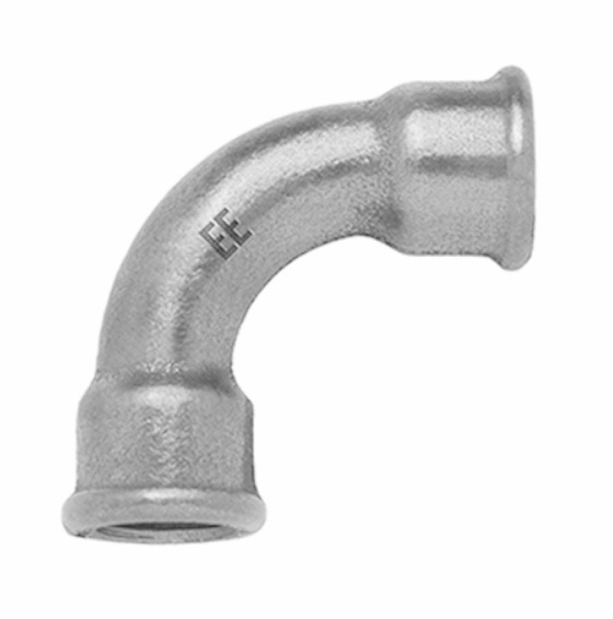 Verzinkt lange bocht 90° 2x bi.dr. nr.2