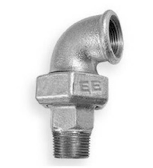 Verzinkt 3/3 koppeling haaks 90° bi.dr. x bu.dr. nr.98