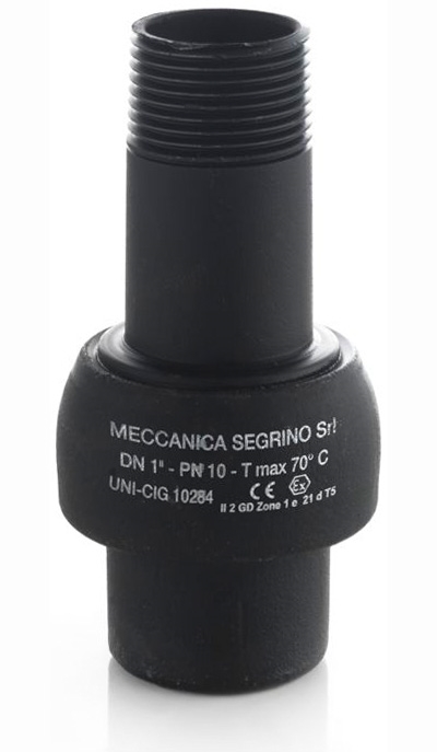 Staal gecoat isolatiekoppeling bi.dr. x bu.dr. gas/water PN10