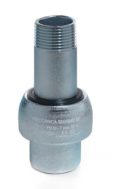 Staal verzinkt isolatiekoppeling bi.dr. x bu.dr. PN10