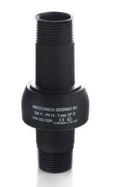 Staal gecoat isolatiekoppeling 2x bu.dr. gas/water PN10