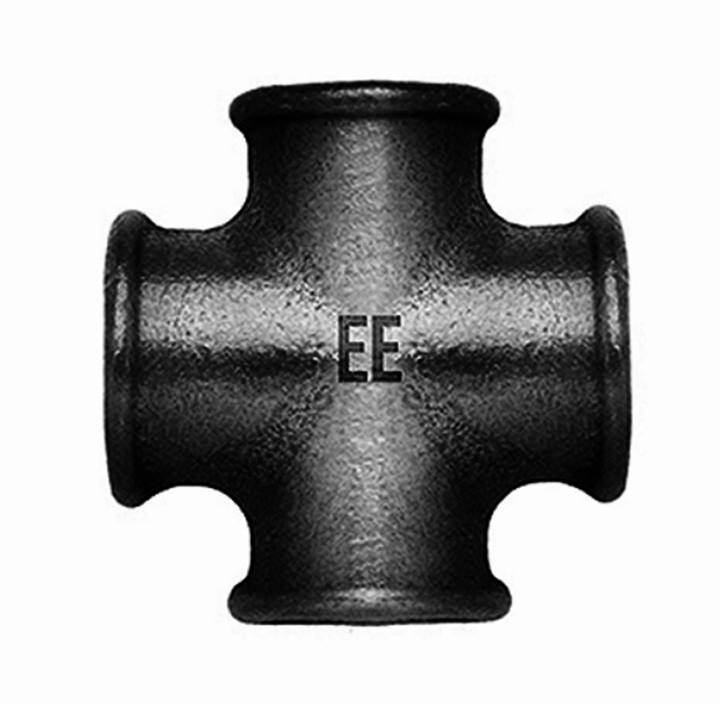 Zwart kruisstuk 4x bi.dr. nr.180