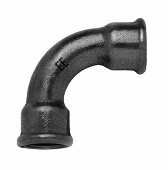 Zwart lange bocht 2x bi.dr. nr.2