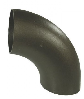 Zwart lasbocht 90° 3S 2x las