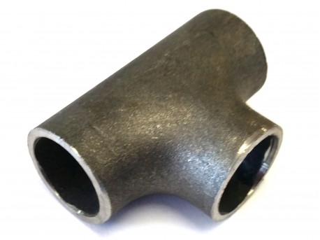 Zwart las T-stuk 90° 3x las