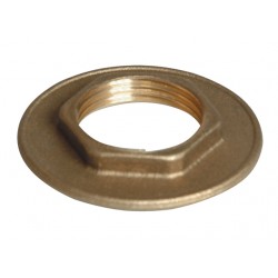 Messing moer bi.dr. met kraag