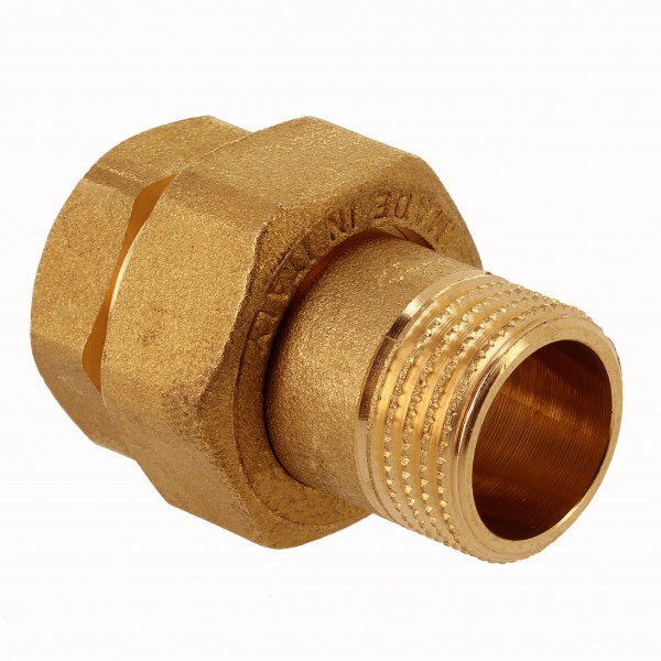 Messing 3/3 koppeling bi.dr. x bu.dr. nr.341