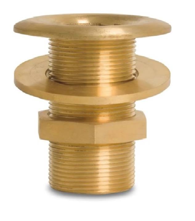 Messing tankdoorvoerkoppeling met bu.dr