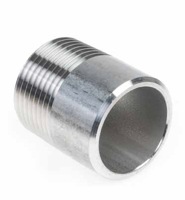 RVS 316 lasnippel 1x bu.dr. nr.23B