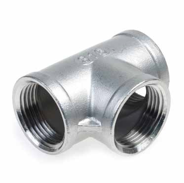 RVS 316 T-stuk 90° 3x bi.dr. nr.130