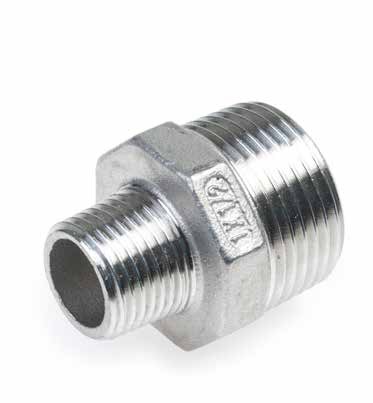 RVS 316 verloopnippel 2x bu.dr. nr.245