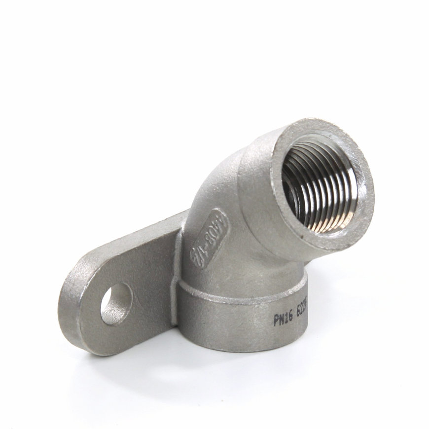 RVS 316 muurplaat 60° 2x bi.dr. nr.471