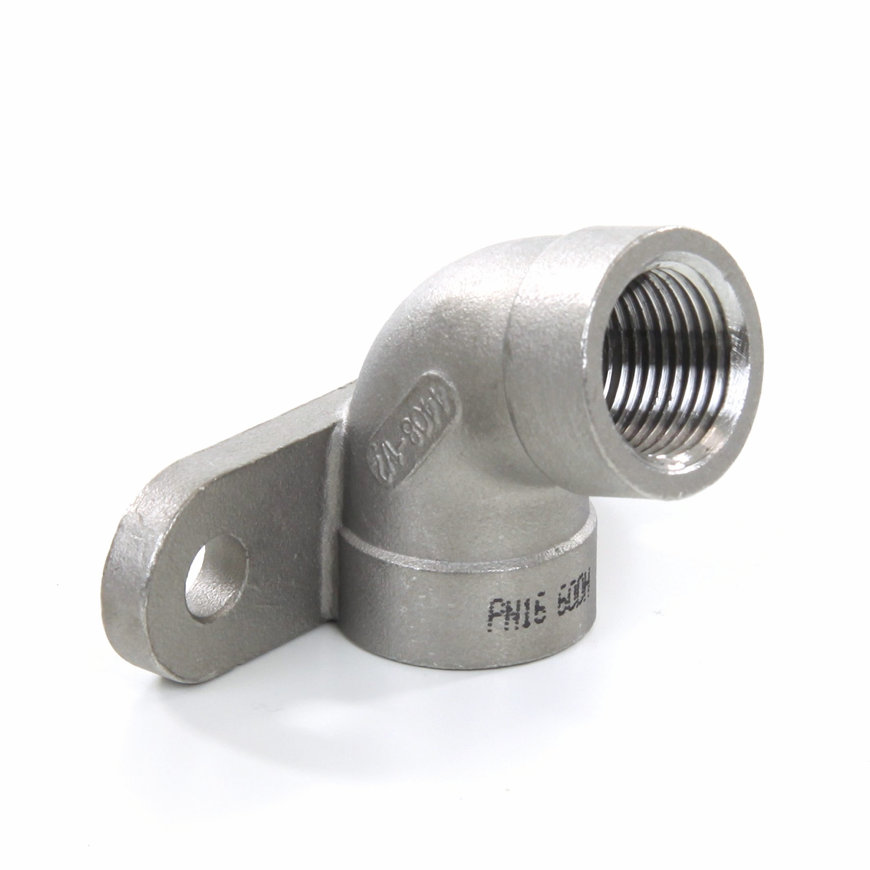 RVS 316 muurplaat 75° 2x bi.dr. nr.471