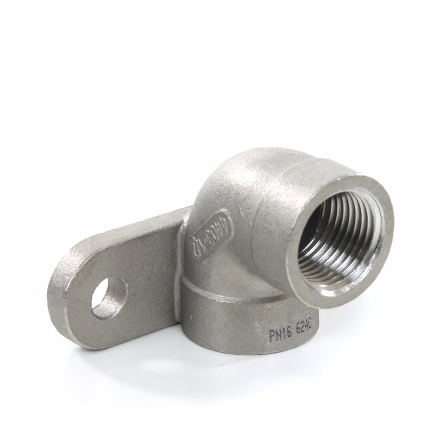 RVS 316 muurplaat 90° 2x bi.dr. nr.471