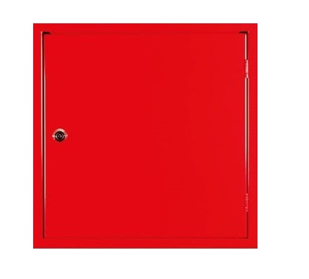 Brandkast 500x500x300mm ROOD gelakt z.achterwand
** Incl. sleutel **