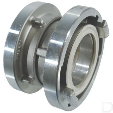 Aluminium Storz verloopkoppeling, rubber afdichting