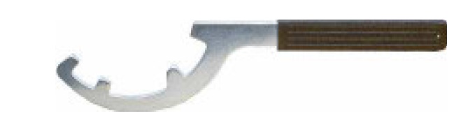 Storz sleutel t.b.v. C-B-A staal met kunststof hendel