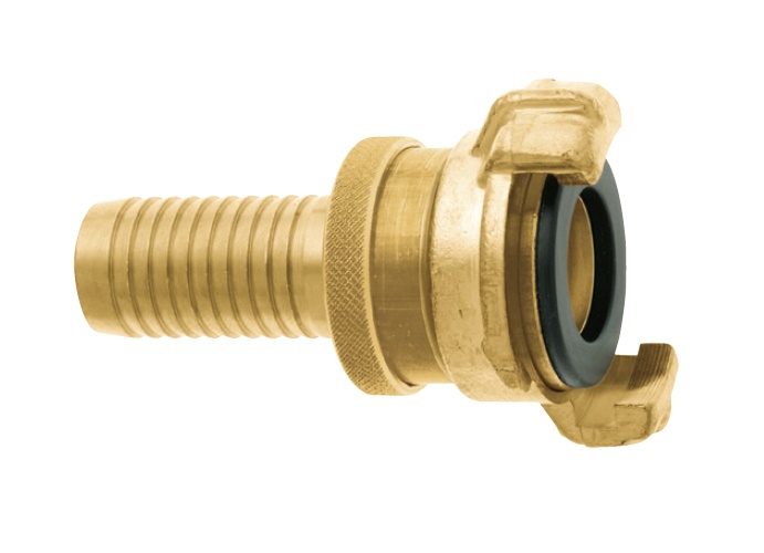 Geka messing snelkoppeling nastelbaar met tule