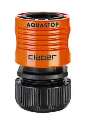 Claber slangkoppeling klik met waterstop