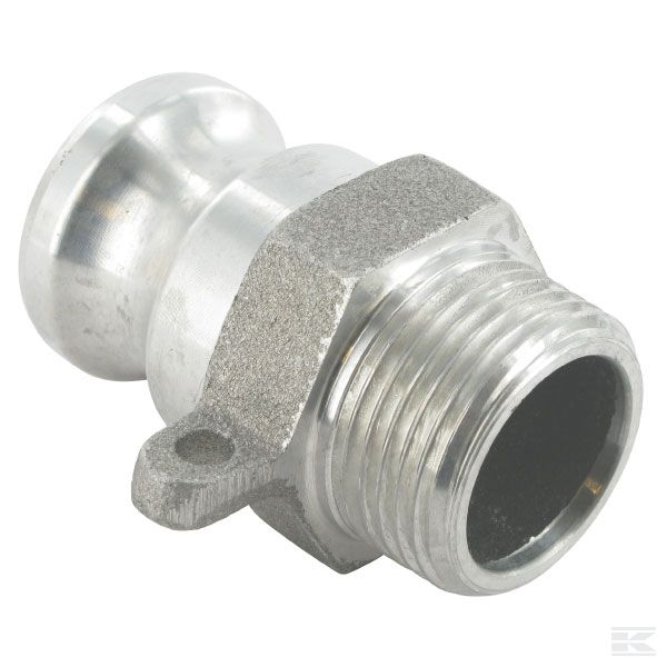 Aluminium Camlock type F male met bu.dr.