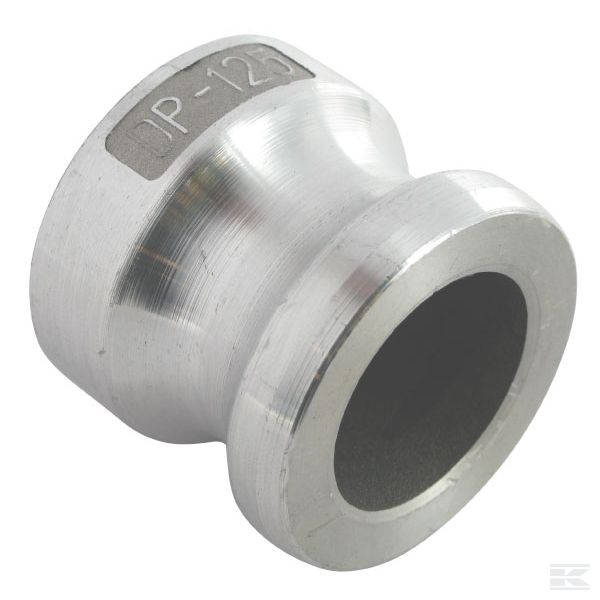 Aluminium Camlock type DP male eindkap