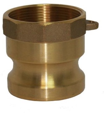 Messing Camlock type A male met bi.dr.