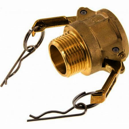 Messing Camlock type B female met bu.dr.