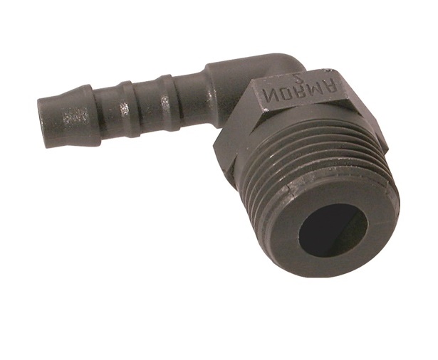 Nylon knie 90° grijs tule x bu.