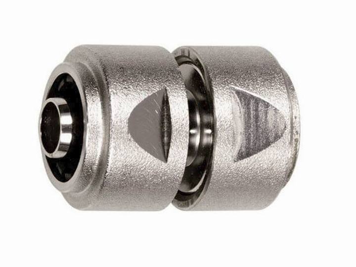 Geka Plus - nikkel - slangverbinder 2x klem