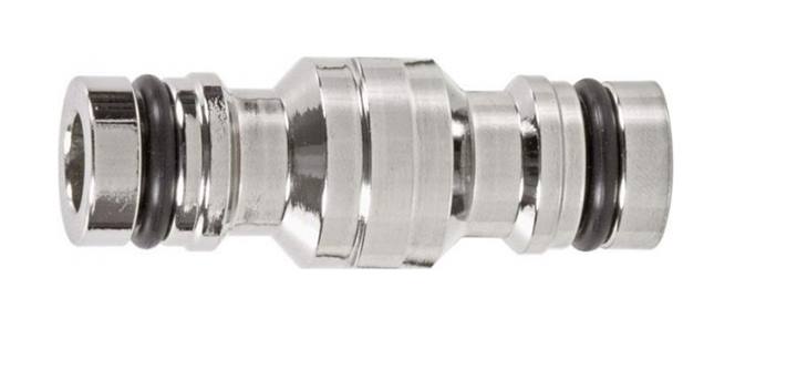 Geka Plus - nikkel - plug 2-weg verdeelstuk