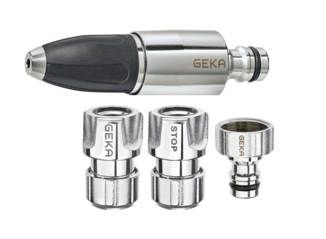 Geka Plus - chroom - starter set, 4-delig