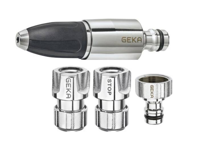 Geka Plus - chroom - starter set, 4-delig