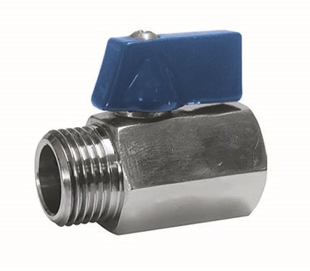 Genebre (2005) RVS 316 mini kogelkraan bi.dr. x bu.dr. PN63