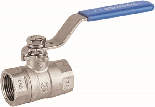 Genebre (2011) RVS 304 kogelkraan 2x bi.dr. PN40