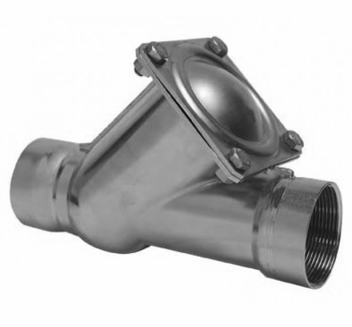 Genebre (2417) RVS 316 balkeerklep vuilwater PN10/16 met bi.dr. NBR bal