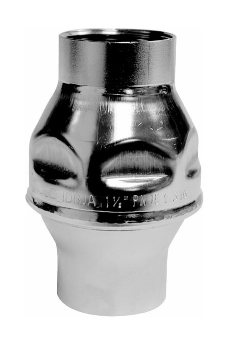 Genebre (2445) Cromax RVS 316 terugslagklep 2x bi.dr.