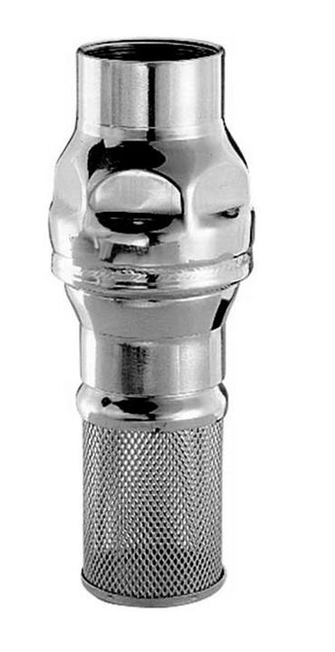 Genebre (2446) RVS 316 voetklep 2x bi.dr.