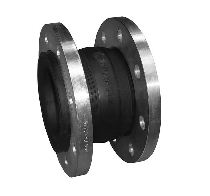 Compensator met RVS 316 flenzen EPDM L=130