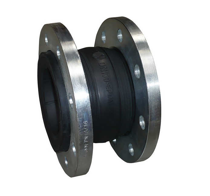 Compensator met verzinkte flenzen EPDM L=130
