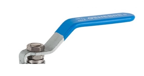 Genebre (M3029) Losse stalen verzinkte hendel tbv kogelkraan 3020, 3028, 3029, 3034