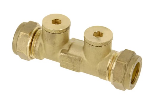 Watts EA terugslagklep 2x knel + aftap- + controle mogelijkheid