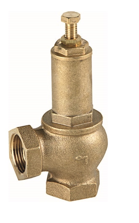 Genebre (3190) Messing overdrukventiel 2x bi.dr.